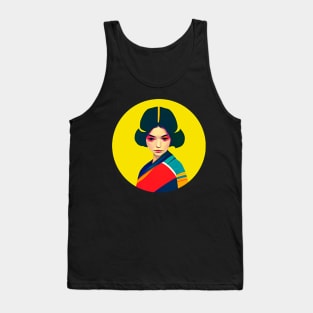 Pretty Geisha Girl Tank Top